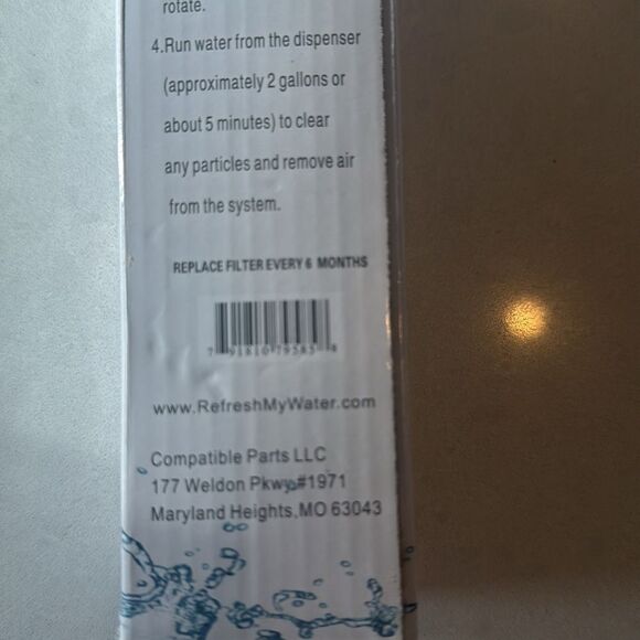 Refresh premium fridge filter R-3600. New in box - Picture 4 of 4